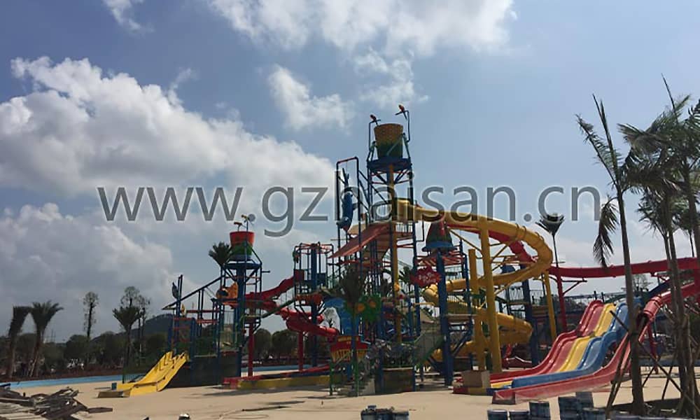 玉林克拉湾水上乐园水寨安装 玉林克拉湾水上乐园水寨安装